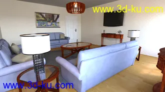 3D打印模型Classic Living Room的图片