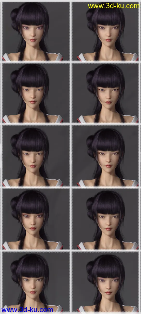 CO Reine and CO Reine Hair for Genesis 8 Female(s)模型的图片8
