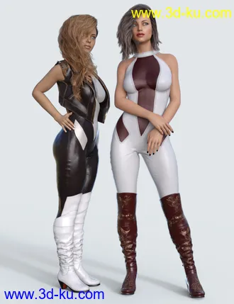 3D打印模型COG Jackboots for Genesis 8 Female的图片