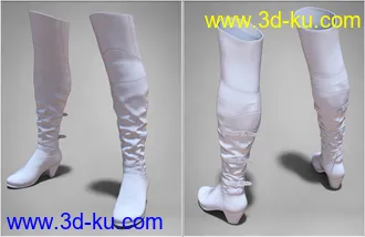 3D打印模型COG Jackboots for Genesis 8 Female的图片