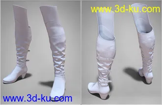 3D打印模型COG Jackboots for Genesis 8 Female的图片