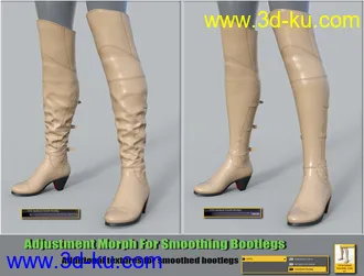 3D打印模型COG Jackboots for Genesis 8 Female的图片