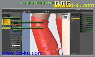 3D打印模型COG Jackboots for Genesis 8 Female的图片