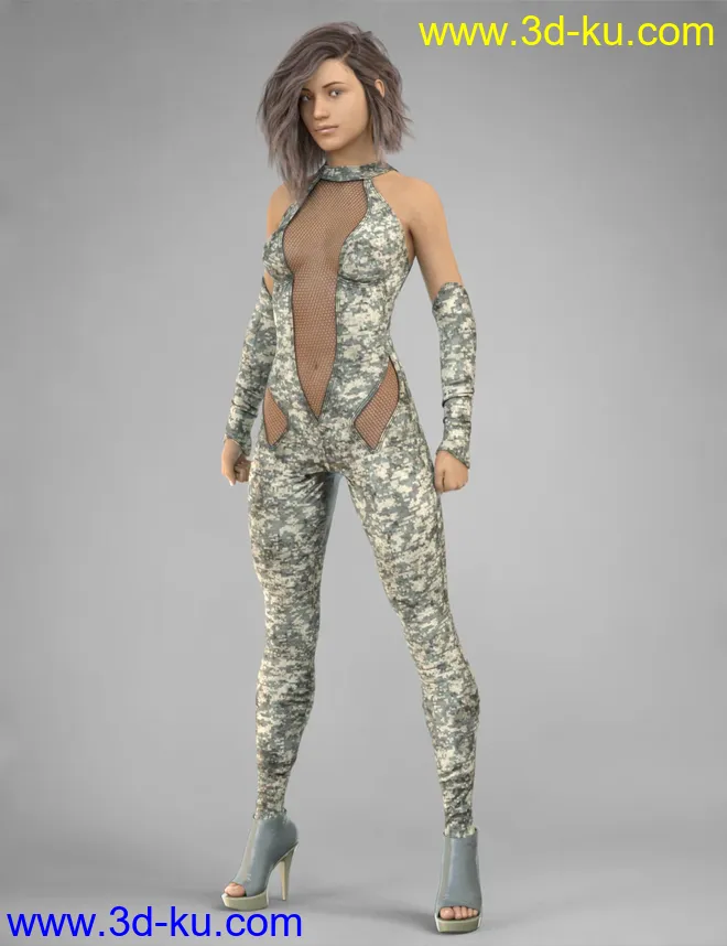 COG Leather Suit for Genesis 8 Female(s)模型的图片4