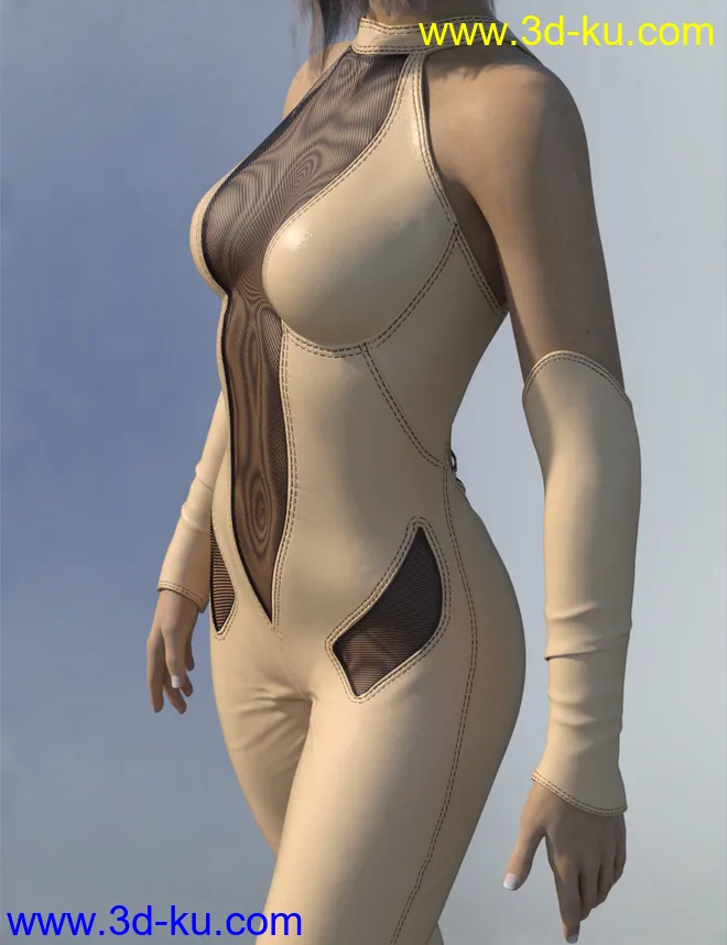 COG Leather Suit for Genesis 8 Female(s)模型的图片7