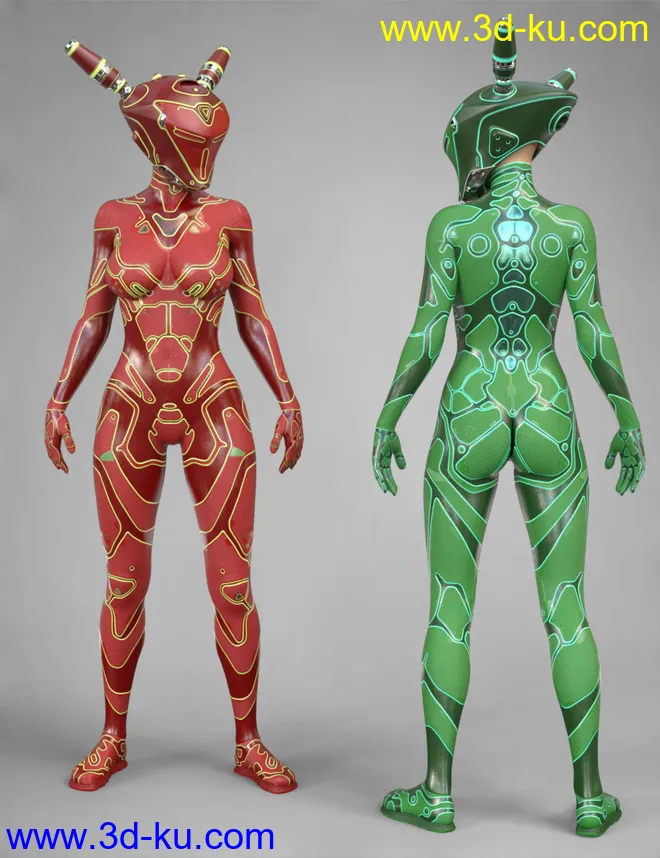 COG SciFi Suit for Genesis 8 Female(s)模型的图片9