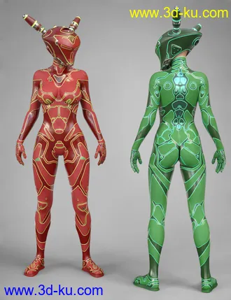 3D打印模型COG SciFi Suit for Genesis 8 Female(s)的图片