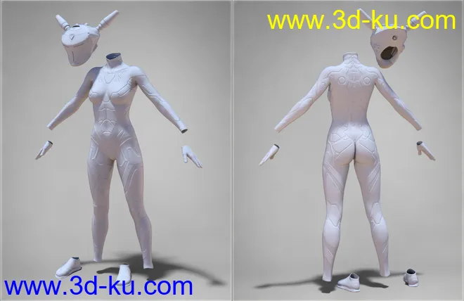 COG SciFi Suit for Genesis 8 Female(s)模型的图片12