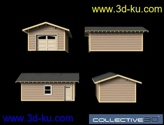 3D打印模型Collective3d Modern Home Exterior 2的图片
