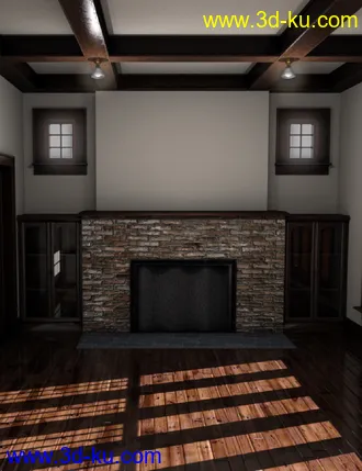 3D打印模型Collective3d Movie Sets Modern Home Interior的图片