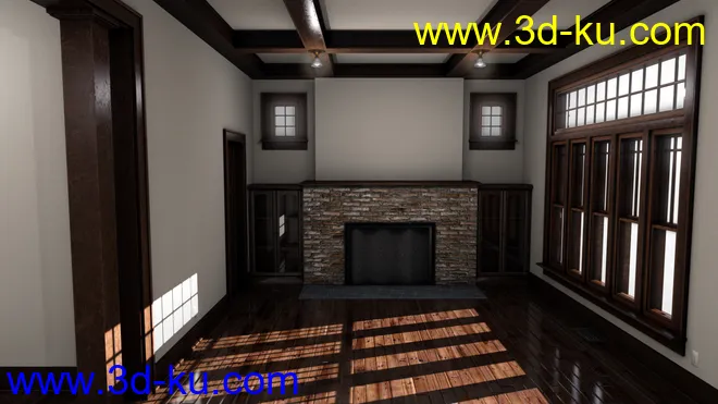 Collective3d Movie Sets Modern Home Interior模型的图片2