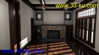 3D打印模型Collective3d Movie Sets Modern Home Interior的图片