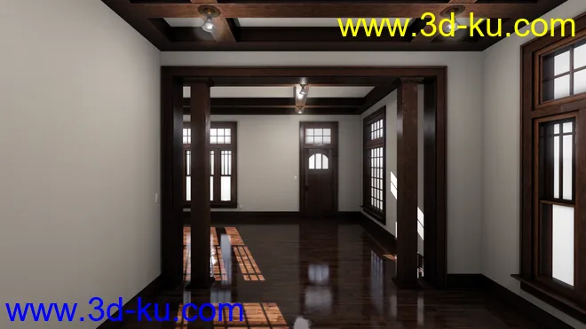 Collective3d Movie Sets Modern Home Interior模型的图片4