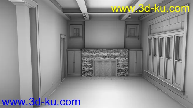 Collective3d Movie Sets Modern Home Interior模型的图片5