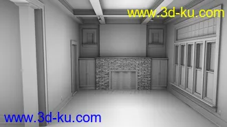 3D打印模型Collective3d Movie Sets Modern Home Interior的图片