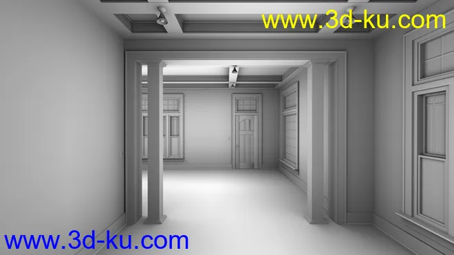 Collective3d Movie Sets Modern Home Interior模型的图片7