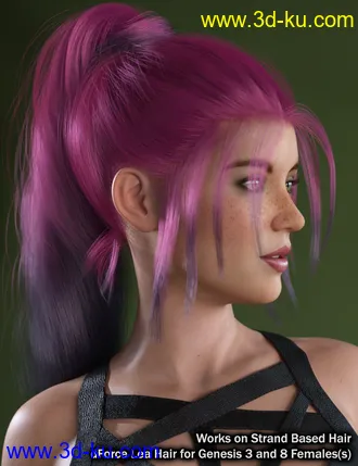 3D打印模型ColorWerks Extreme - Hair Texture Blending for Iray and dForce Hair的图片
