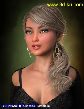 3D打印模型ColorWerks Extreme - Hair Texture Blending for Iray and dForce Hair的图片