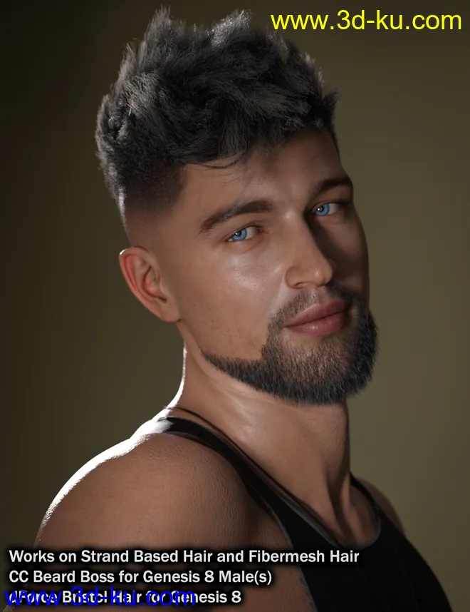 ColorWerks Extreme - Hair Texture Blending for Iray and dForce Hair模型的图片11