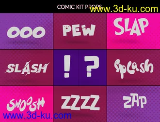 3D打印模型Comic Kit的图片