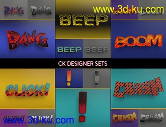 3D打印模型Comic Kit的图片
