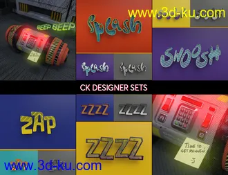 3D打印模型Comic Kit的图片