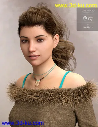 3D打印模型Cozy Sweater Outfit for Genesis 8 Female(s)的图片
