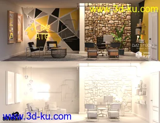 3D打印模型Creative Office Space的图片