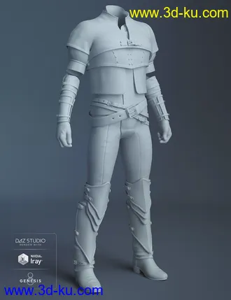 3D打印模型Crows Watch Outfit for Genesis 8 Male(s)的图片