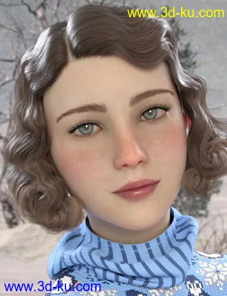 3D打印模型Cute L.I.E. Makeup for Genesis 3 and 8 Female的图片