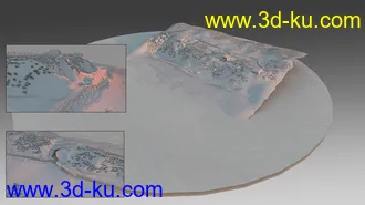 3D打印模型D-Day Landing Beach Diorama的图片