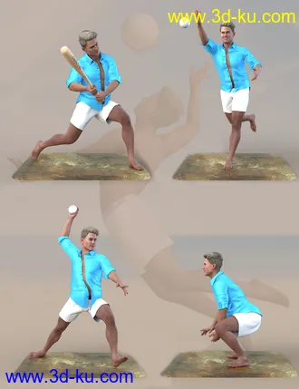 3D打印模型Dad Action Poses for Tristan 8的图片