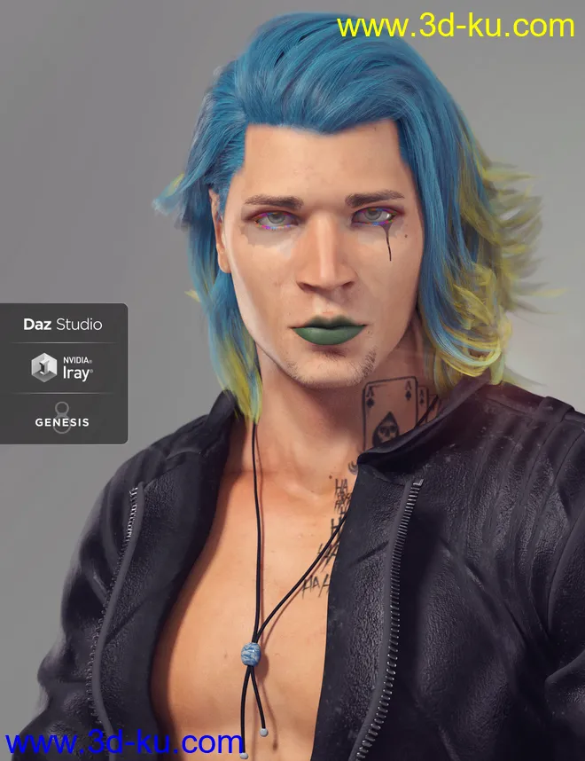 Dante For Genesis 8 Male模型的图片1