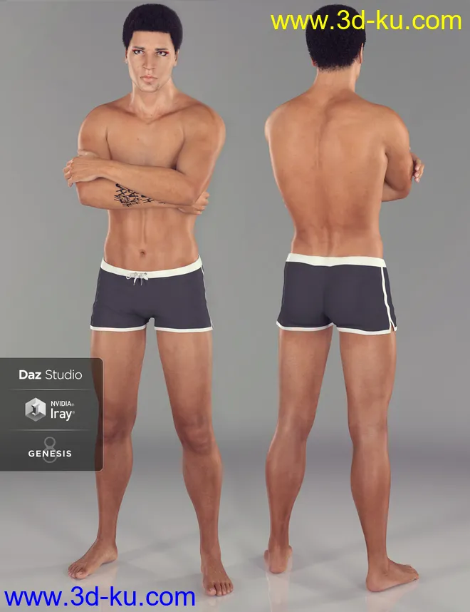 Dante For Genesis 8 Male模型的图片5