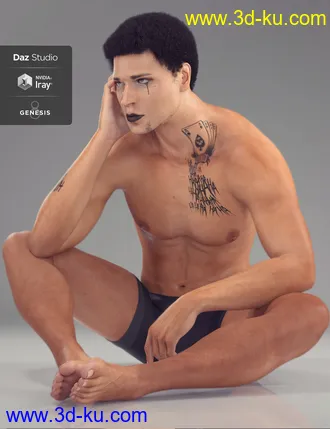 3D打印模型Dante For Genesis 8 Male的图片