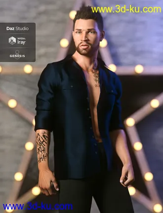 3D打印模型Dante For Genesis 8 Male的图片