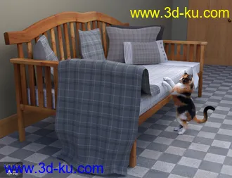 3D打印模型Day Bed的图片