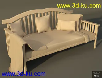 3D打印模型Day Bed的图片