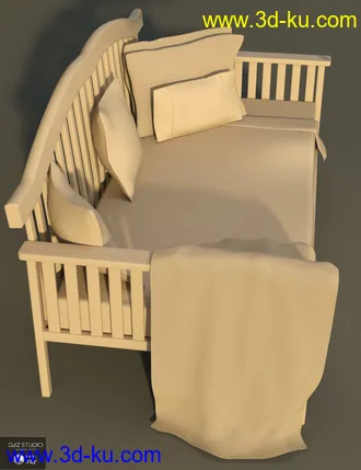 3D打印模型Day Bed的图片