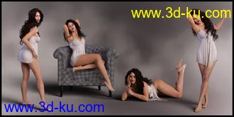 3D打印模型Dazzle Poses for Genesis 8 Female的图片