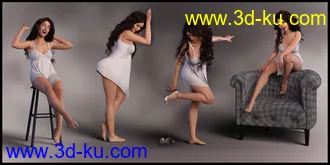3D打印模型Dazzle Poses for Genesis 8 Female的图片