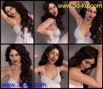 3D打印模型Dazzle Poses for Genesis 8 Female的图片