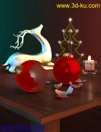 3D打印模型DD Holiday Ornaments的图片