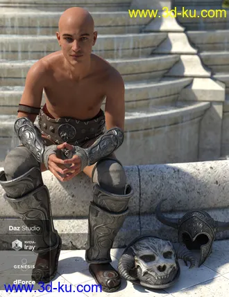 3D打印模型Deadly Warrior Armor for Genesis 8 Male(s)的图片