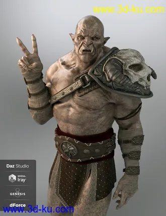 3D打印模型Deadly Warrior Armor for Genesis 8 Male(s)的图片
