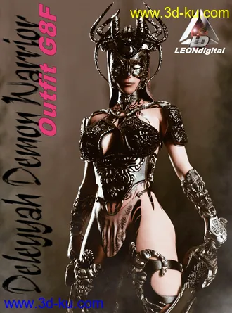 3D打印模型Deleyyah Demon Warrior Outfit G8F的图片