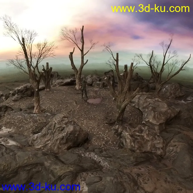 Desolate and Dead Land模型的图片2