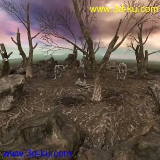 3D打印模型Desolate and Dead Land的图片