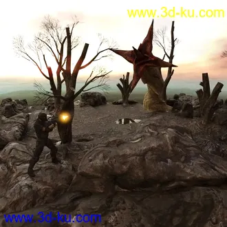 3D打印模型Desolate and Dead Land的图片