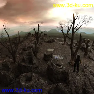 3D打印模型Desolate and Dead Land的图片